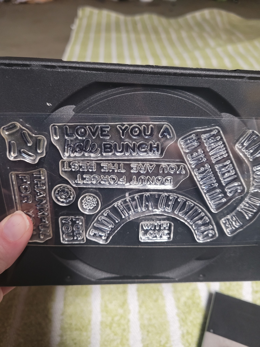 Stampin' Up! Clear Acrylic Craft Stamps Set